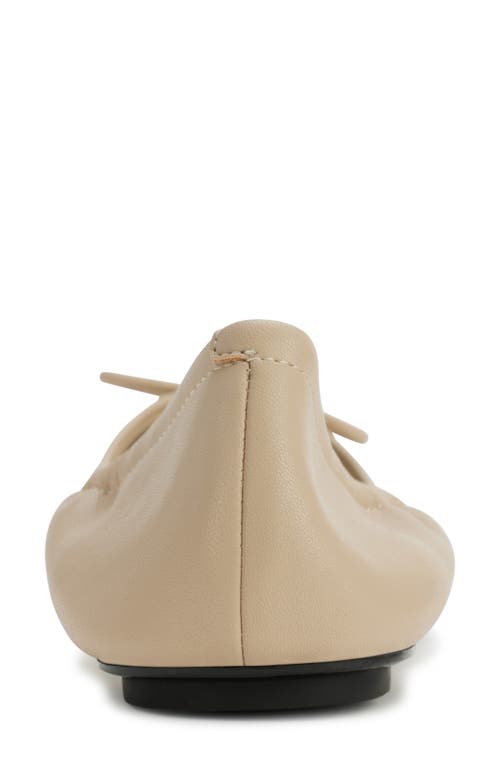 Karl Lagerfeld Paris Velma Ballet Flat In Dusty Beige