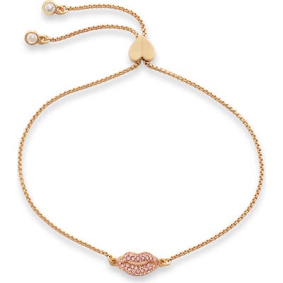 Kate Spade New York Pave Lip Slider Bracelet