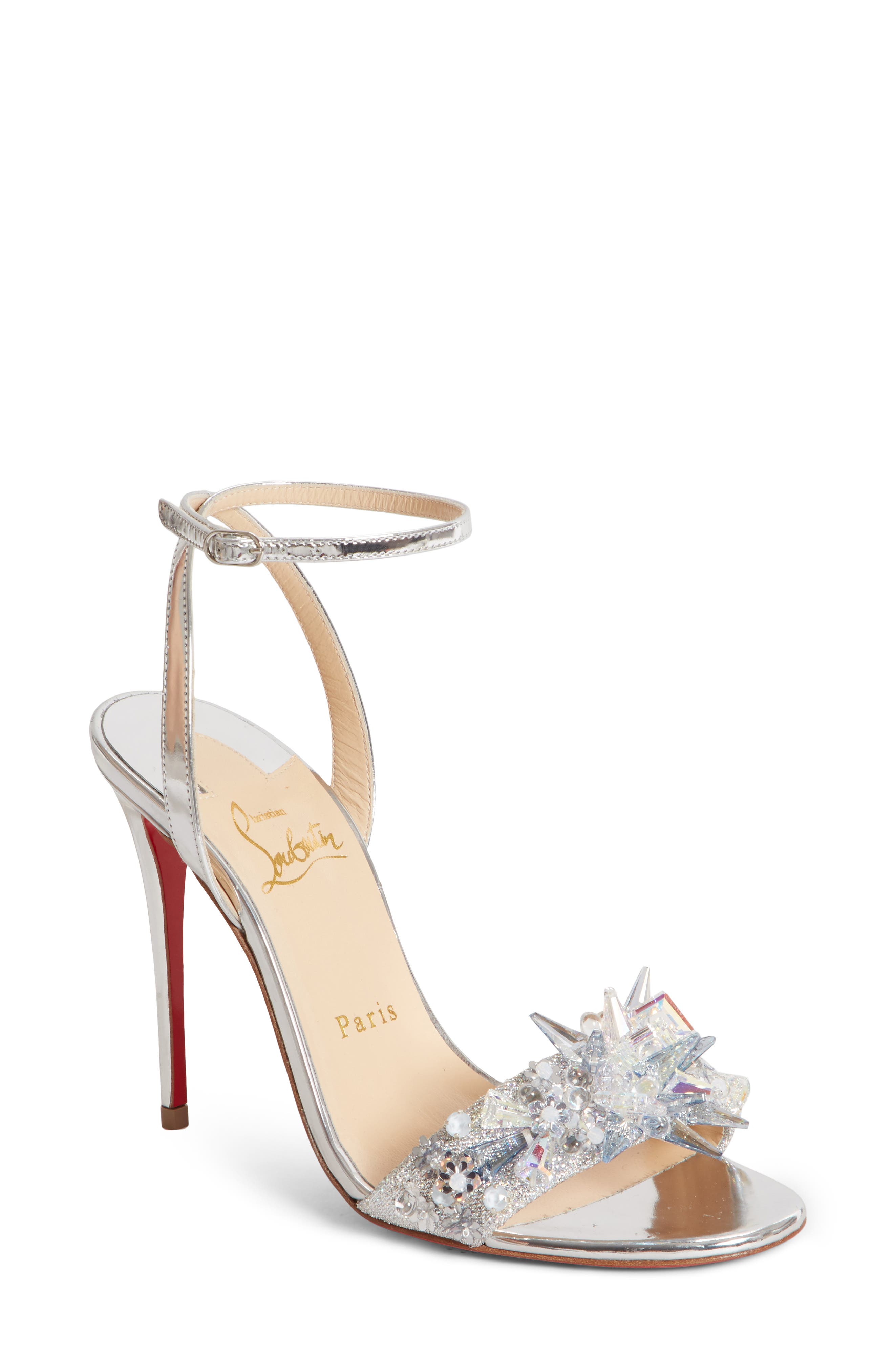 louboutin embellished shoes