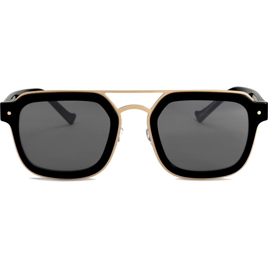 Grey Ant Notizia 51mm Rectangle Sunglasses In Black