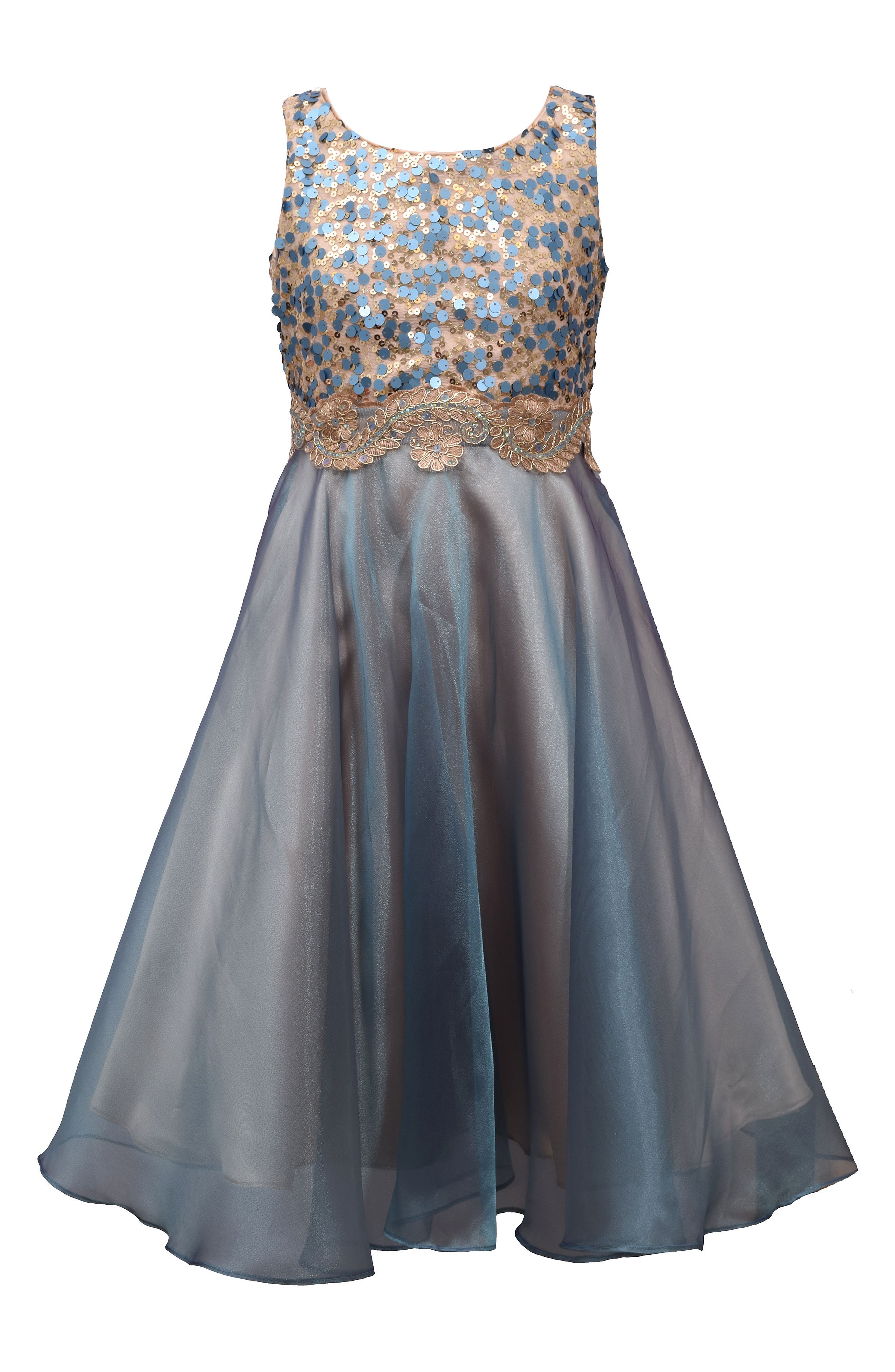 Iris & Ivy Sequin & Organza Party Dress (Big Girls) Nordstrom