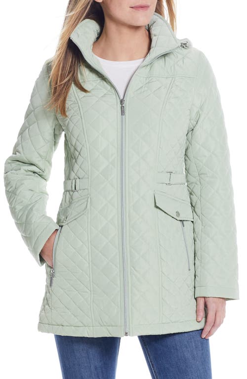 Quilted Jacket in Celery