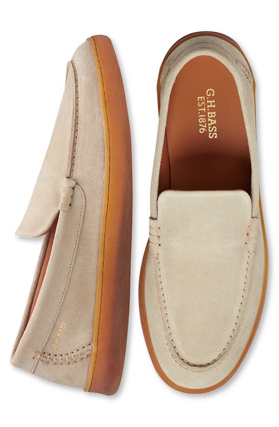 Shop G.h.bass Gum Sole Loafer In Sand