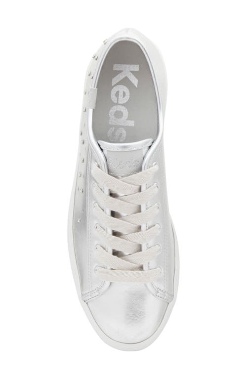 Shop Keds ® Triple Up Metallic Sneaker In Silver