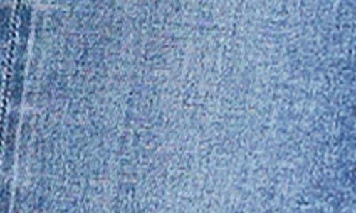 Wash Lab Denim Double Front Slit Denim Midi Skirt In Split Blue
