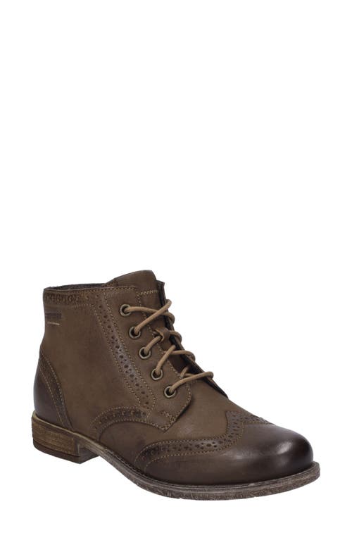 Shop Josef Seibel Sienna 75 Brogue Bootie In Camel