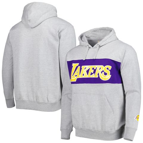 Hoodies and sweatshirts New Era Team Script Hoody Los Angeles Lakers  Heather Gray/ A Gold