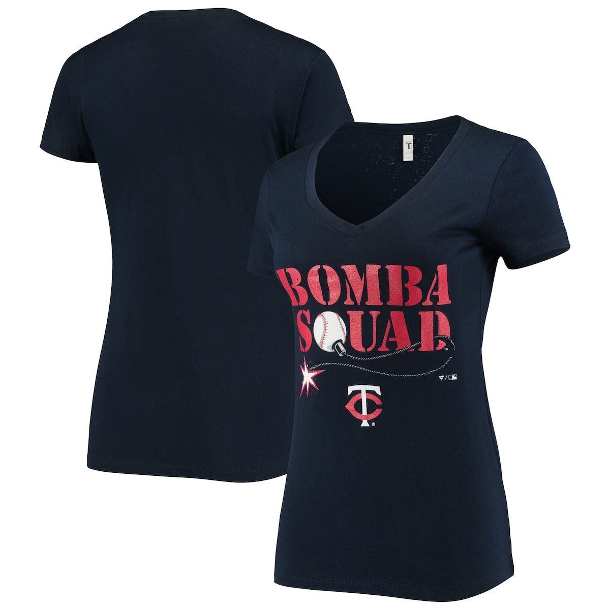 BREAKINGT Women's Navy Minnesota Twins Hometown V-Neck T-Shirt at Nordstrom