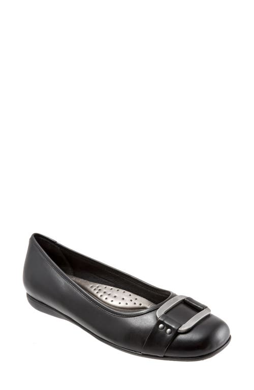 Trotters Sizzle Signature Flat - Multiple Widths Available Black at Nordstrom