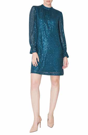 Women's Rainbow Sequin Dress- Tiered Rainbow Sequin Dress- Mable Sequin  Dress – Juliana's Boutique