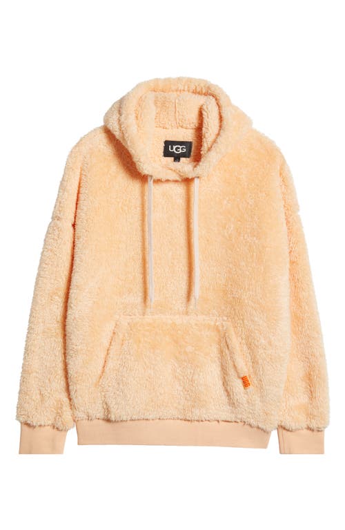 Shop Ugg(r) Lorya Double Face Fleece Hoodie In Apricot Ice