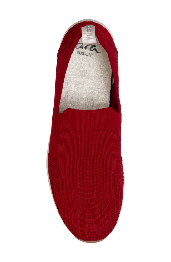 Ara Leena 2 Slip-on Sneaker In Red