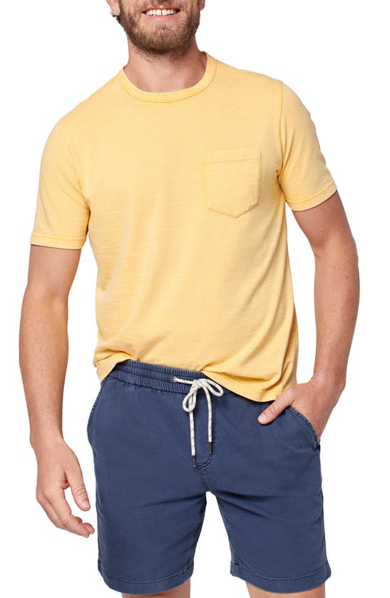 FAHERTY SUNWASHED ORGANIC COTTON POCKET T-SHIRT