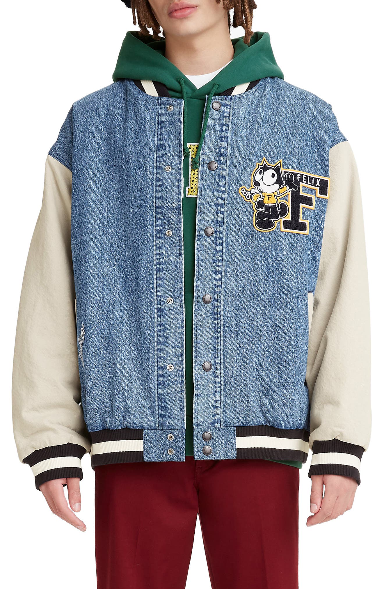 levi's letterman jacket