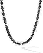 Box Chain Necklace in Sterling Silver, 4.8mm