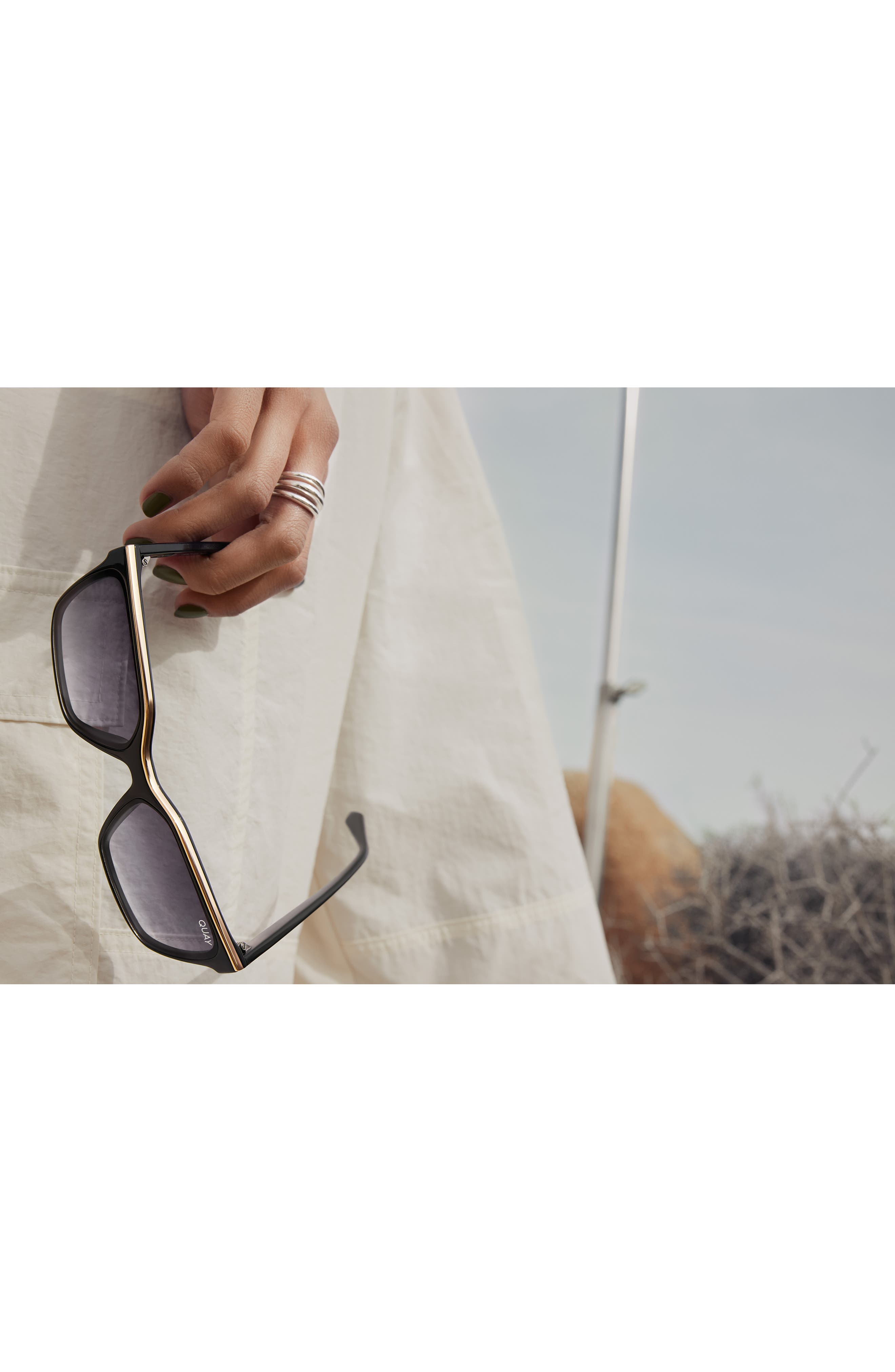 Quay Australia Top Shelf 41mm Gradient Small Square 
