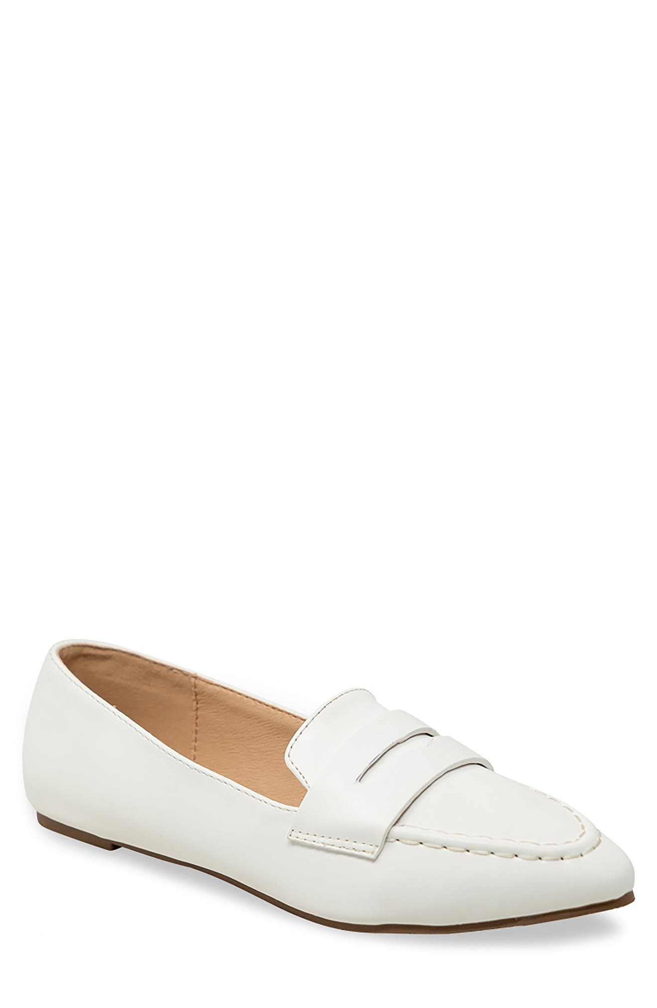 white loafer women's shoes