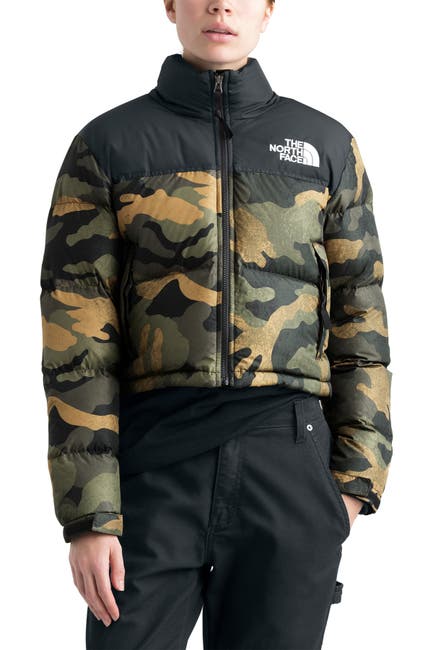 The North Face Nuptse Quilted Down Crop Jacket Nordstrom Rack