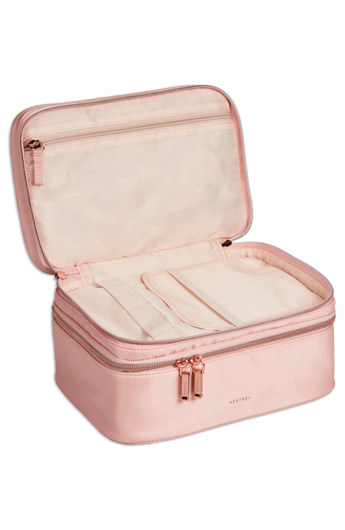 KESTREL Double Zip Train Case Black Nordstromrack