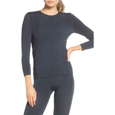 Adidas By Stella Mccartney Seamless Tee, Blue