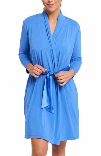 SKIMS by Kim Kardashian Velour Fleece Wrap Short Robe SMOKE size 3X