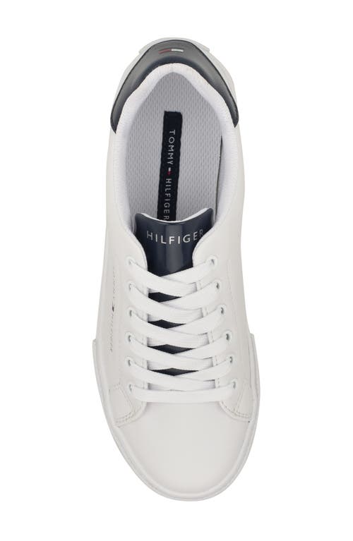 Shop Tommy Hilfiger Lyan Sneaker In White/navy