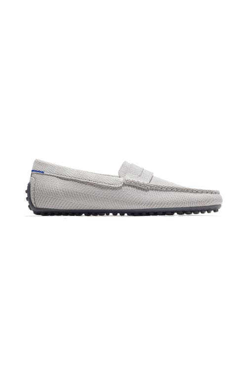 Shop Rothys Rothy's The Driving Loafer In Light Grey Herringbone