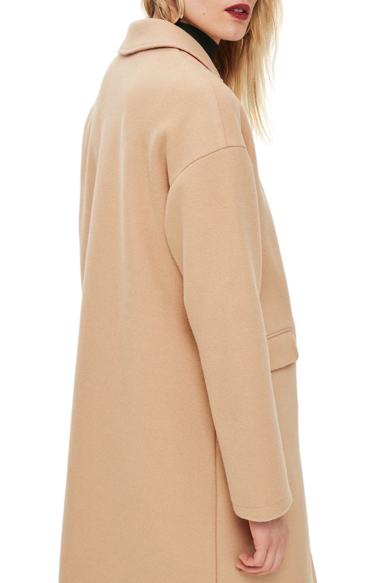 topshop lily knit midi coat