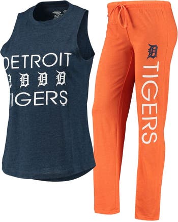 Women's Concepts Sport White Detroit Tigers Gable Knit T-Shirt Size: Medium