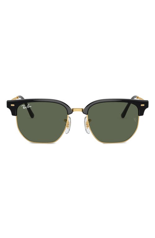 Ray-Ban Kids' New Clubmaster Junior 47mm Irregular Sunglasses in Black at Nordstrom