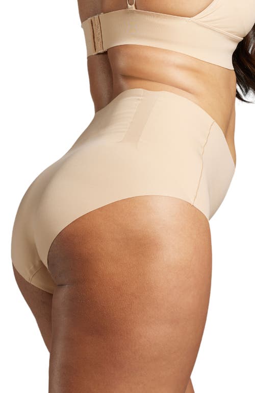 Shop Siella No Show Shapewear Brief In Maple Sugar