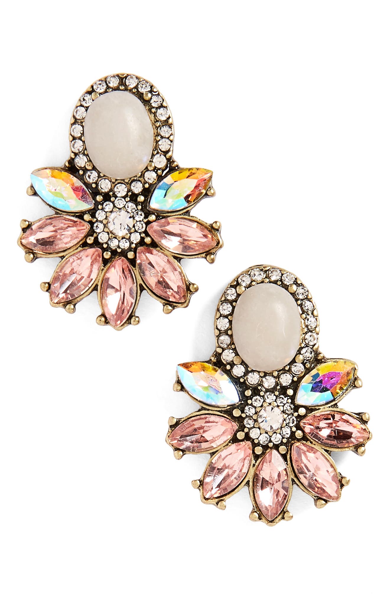 Sole Society Crystal & Stone Earrings Nordstrom