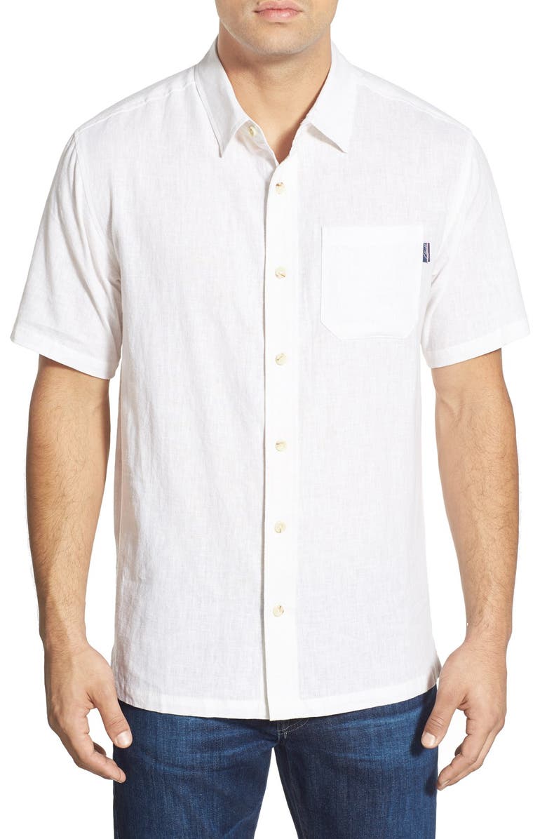 Jack O'Neill 'Inlet' Short Sleeve Linen & Cotton Sport Shirt | Nordstrom