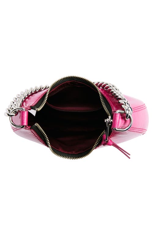 MARC JACOBS MARC JACOBS MINI CRESCENT CRINKLE LEATHER CROSSBODY BAG