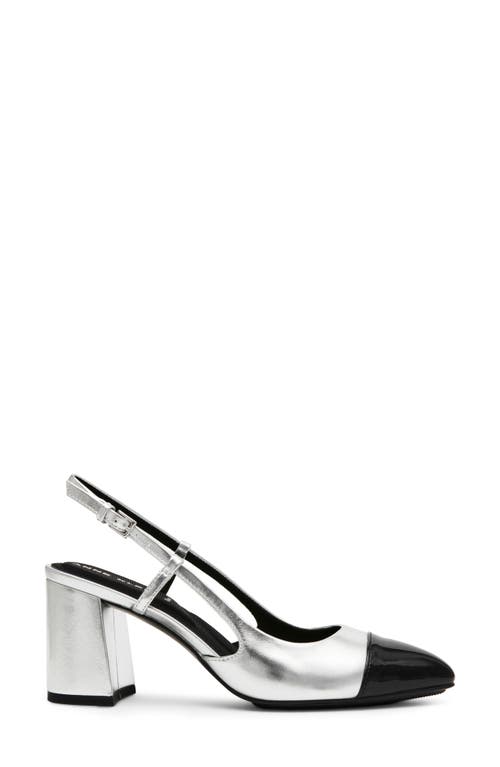 Shop Anne Klein Brinlee Pointed Toe Pump In Silver Multi
