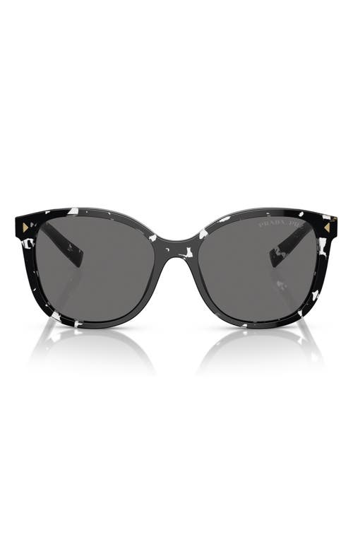 Prada 53mm Cat Eye Sunglasses in Black Tortoise at Nordstrom