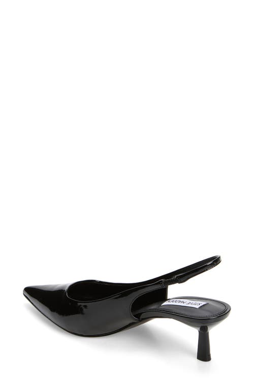 Steve Madden Aliz Slingback Pump In Black Patent