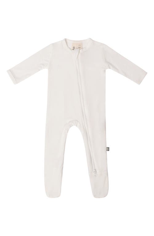 Shop Kyte Baby Zip-up Footie In Cloud