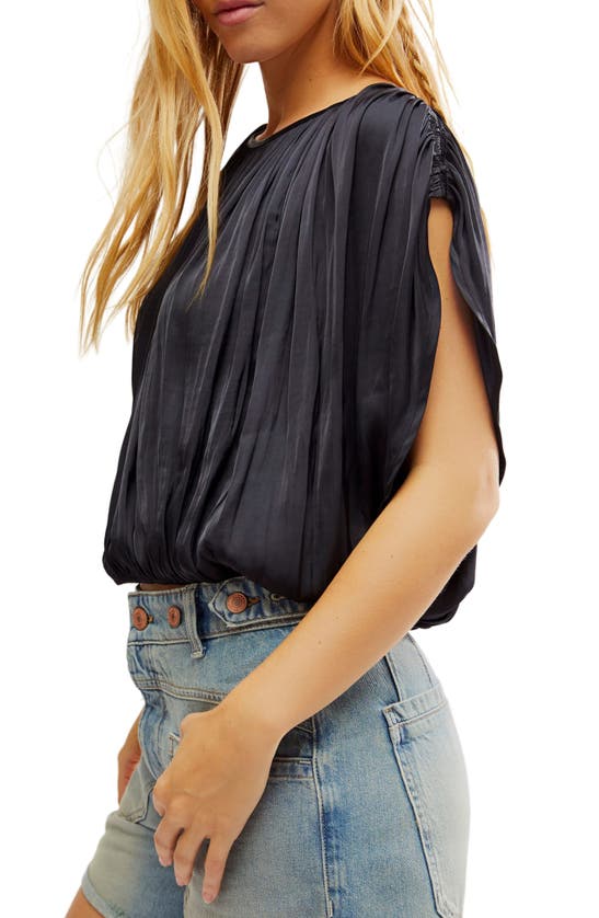 Shop Free People Double Take Pullover Top In Black