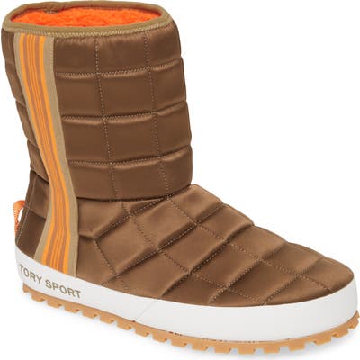 Tory Burch Quilted Boot, Green