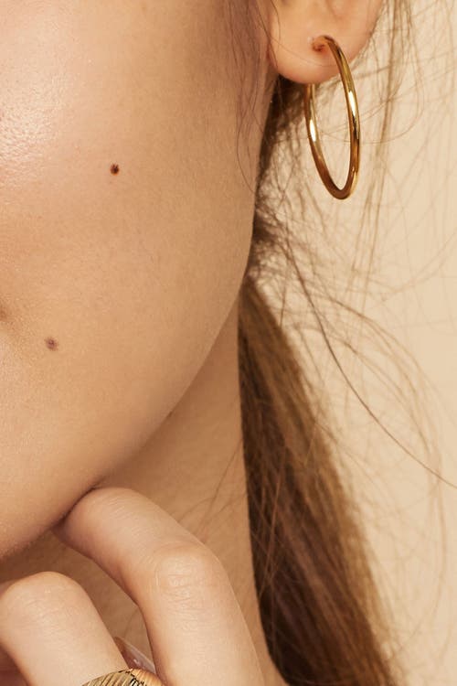 Oradina 10k Gold Everything Hoop Earrings In Rose Gold