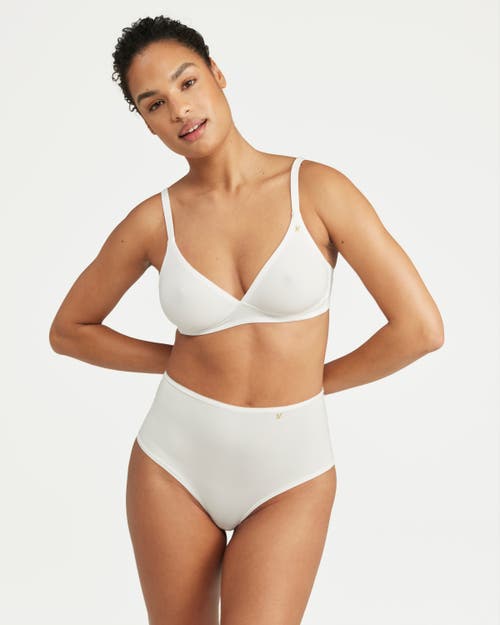 Nudea The Stretch Easy Does It Bralette In White