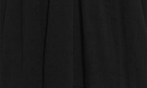 City Chic Bella Tiered Cotton Maxi Sundress In Black