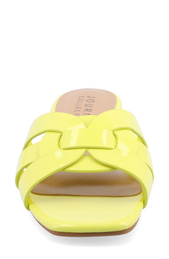 Journee Collection Journee Womens Arrina Wide Width Flat Sandals In Green