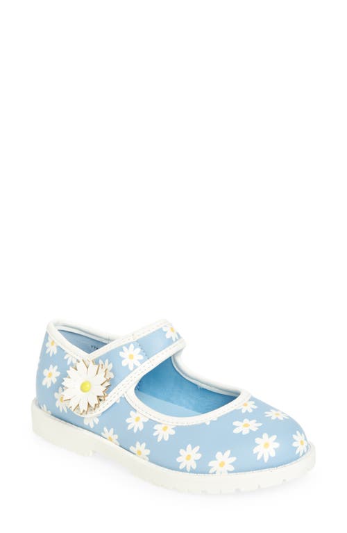 Tucker + Tate Kids' Mallie Mary Jane Flat Blue Daisy at Nordstrom, M