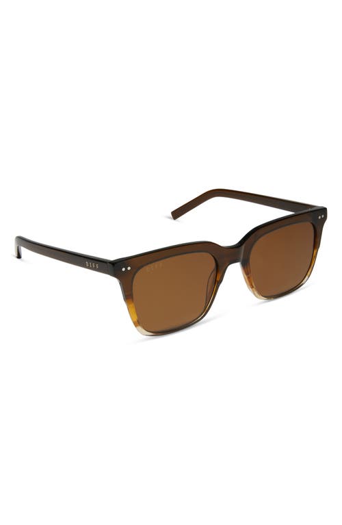 Shop Diff Billie Xl 54mm Square Sunglasses In Brown