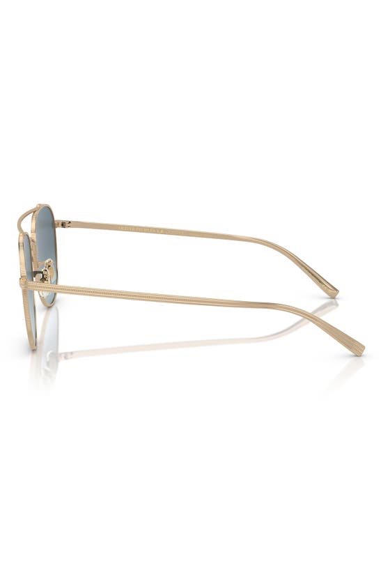Shop Oliver Peoples Rivetti 55mm Gradient Pilot Sunglasses In Blue Gradient