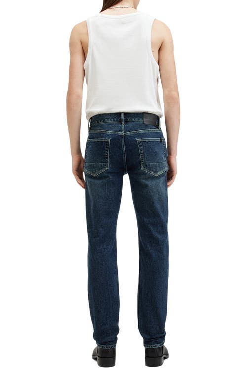 Allsaints Sid Skinny Fit Denim Jeans In Indigo Blue