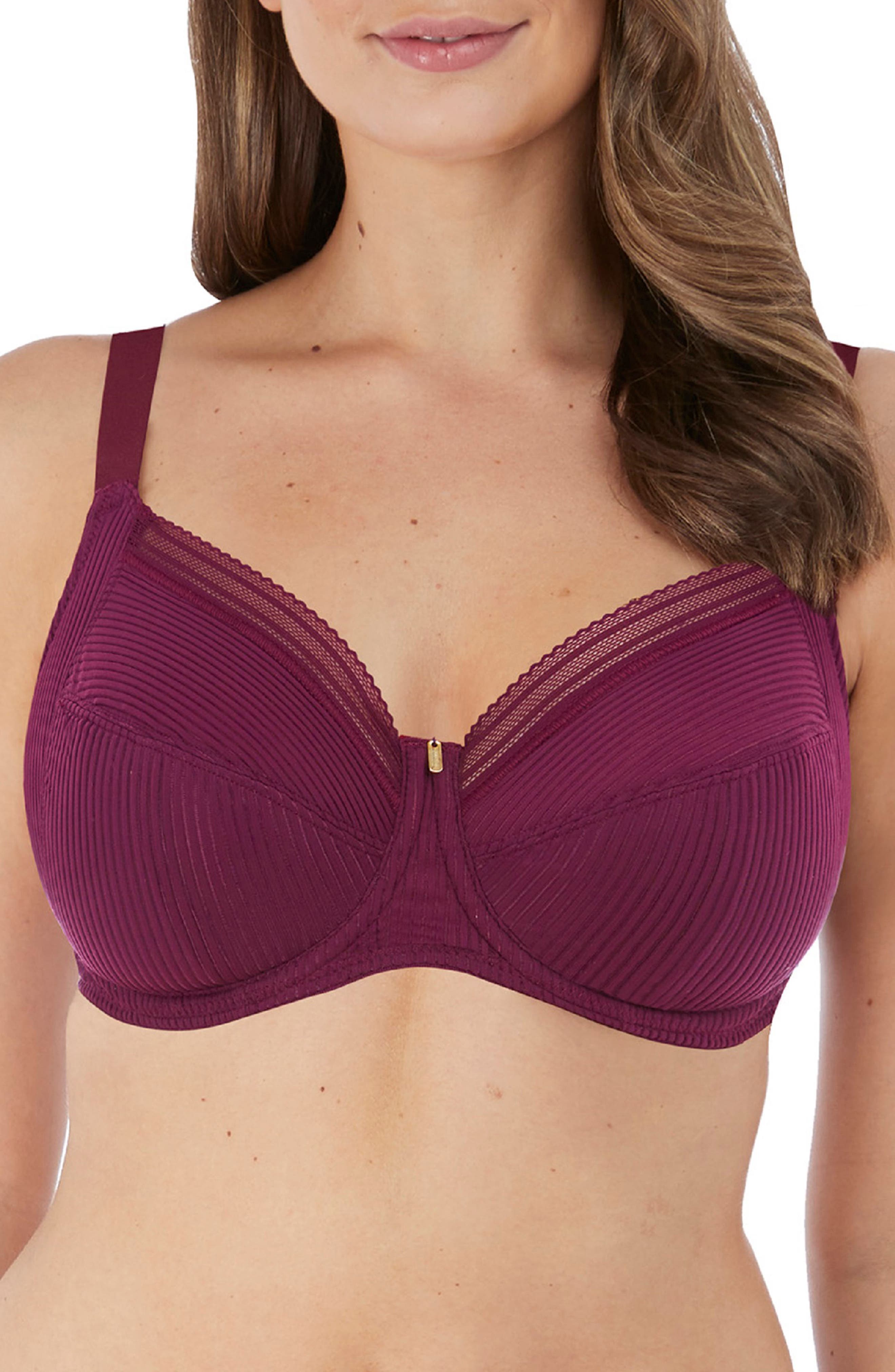 Fusion Full Cup Side Support Bra In Blackberry - Fantasie