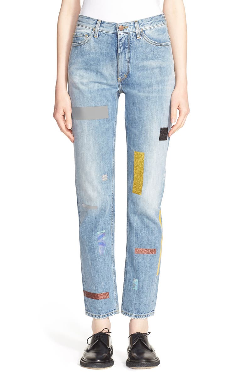 Aries 'Norm' Taped Straight Leg Jeans | Nordstrom